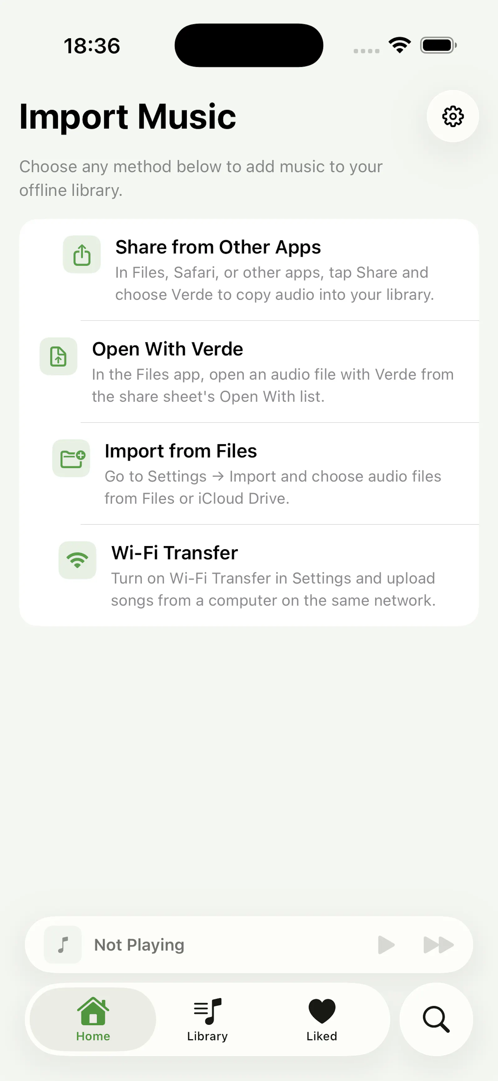 Verde Player screenshot 4