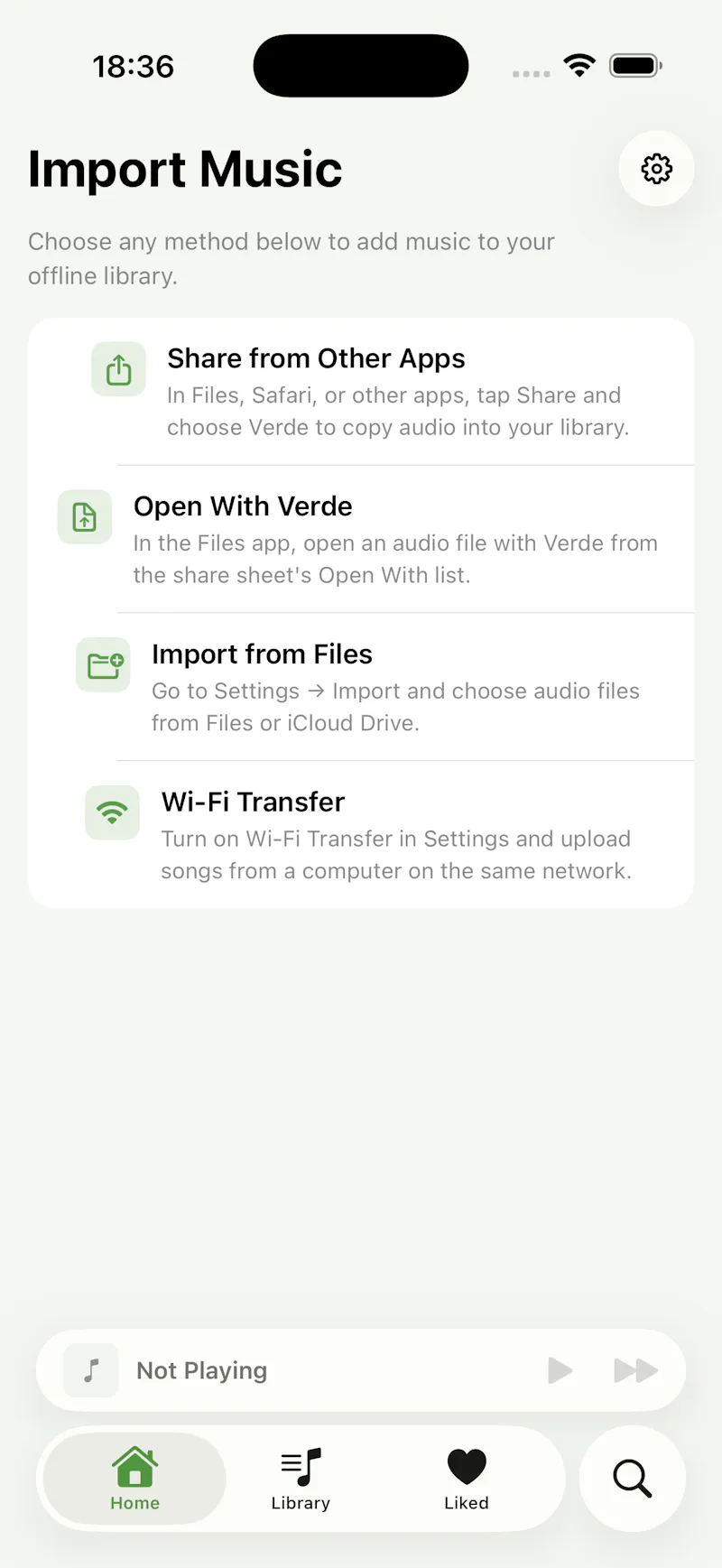 Verde Player screenshot 4