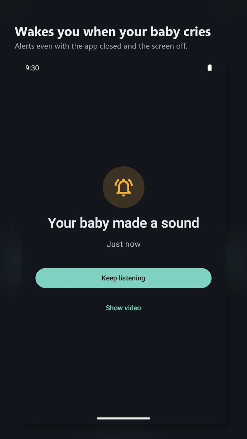 CribWatch - Baby Monitor screenshot 5