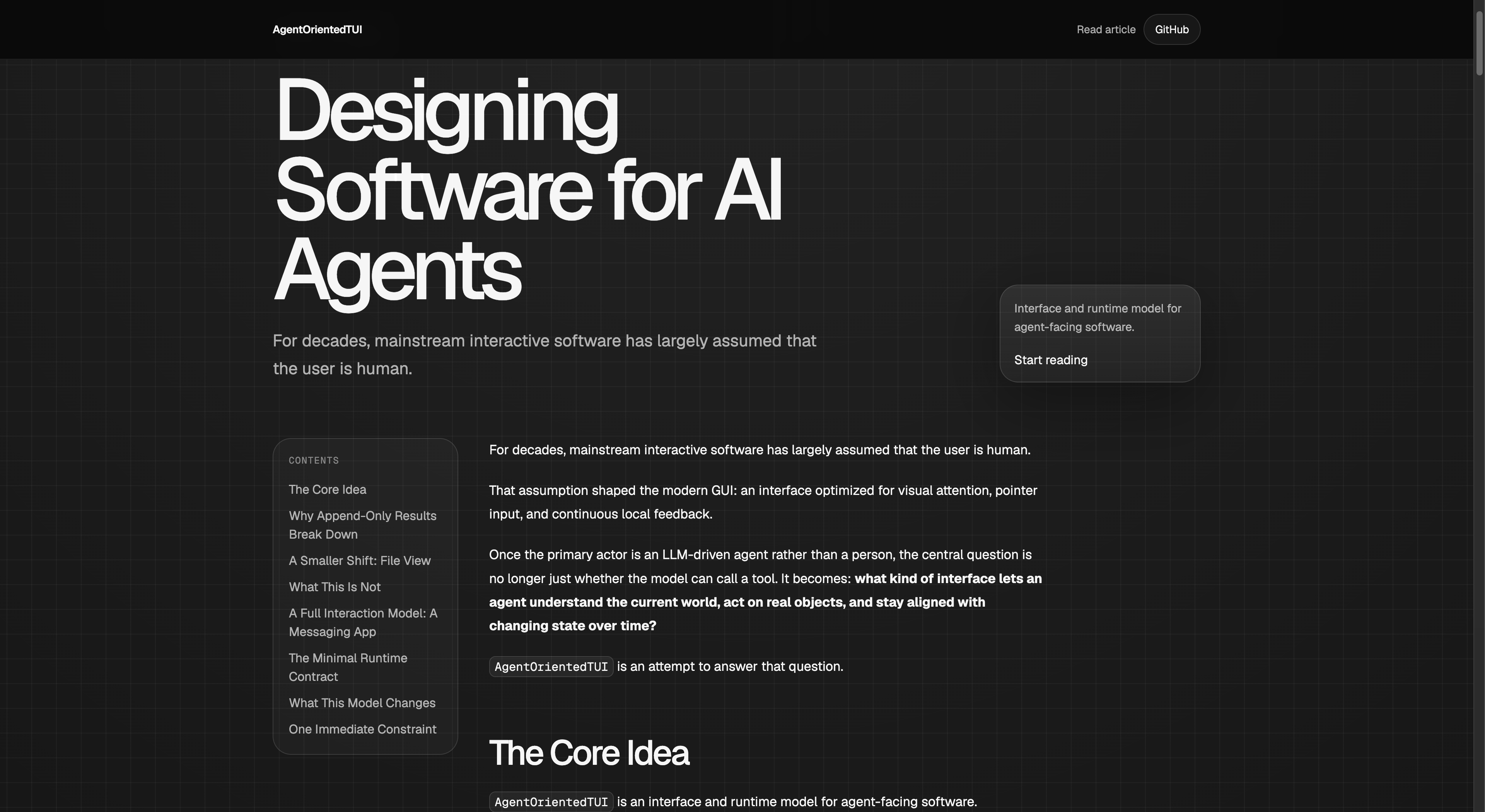 Agent Oriented UI gallery image