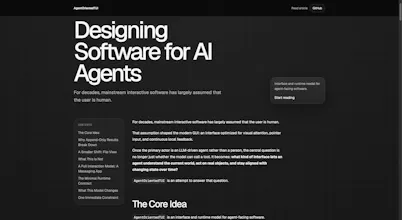 Agent Oriented UI gallery image