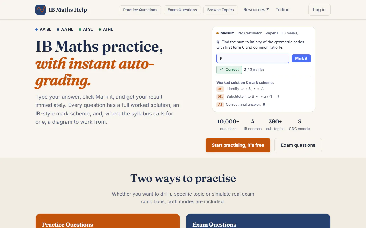 IB Maths Help gallery image