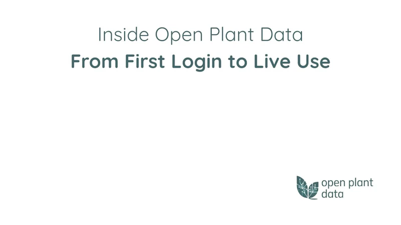 Open Plant Data screenshot 1 (video preview)