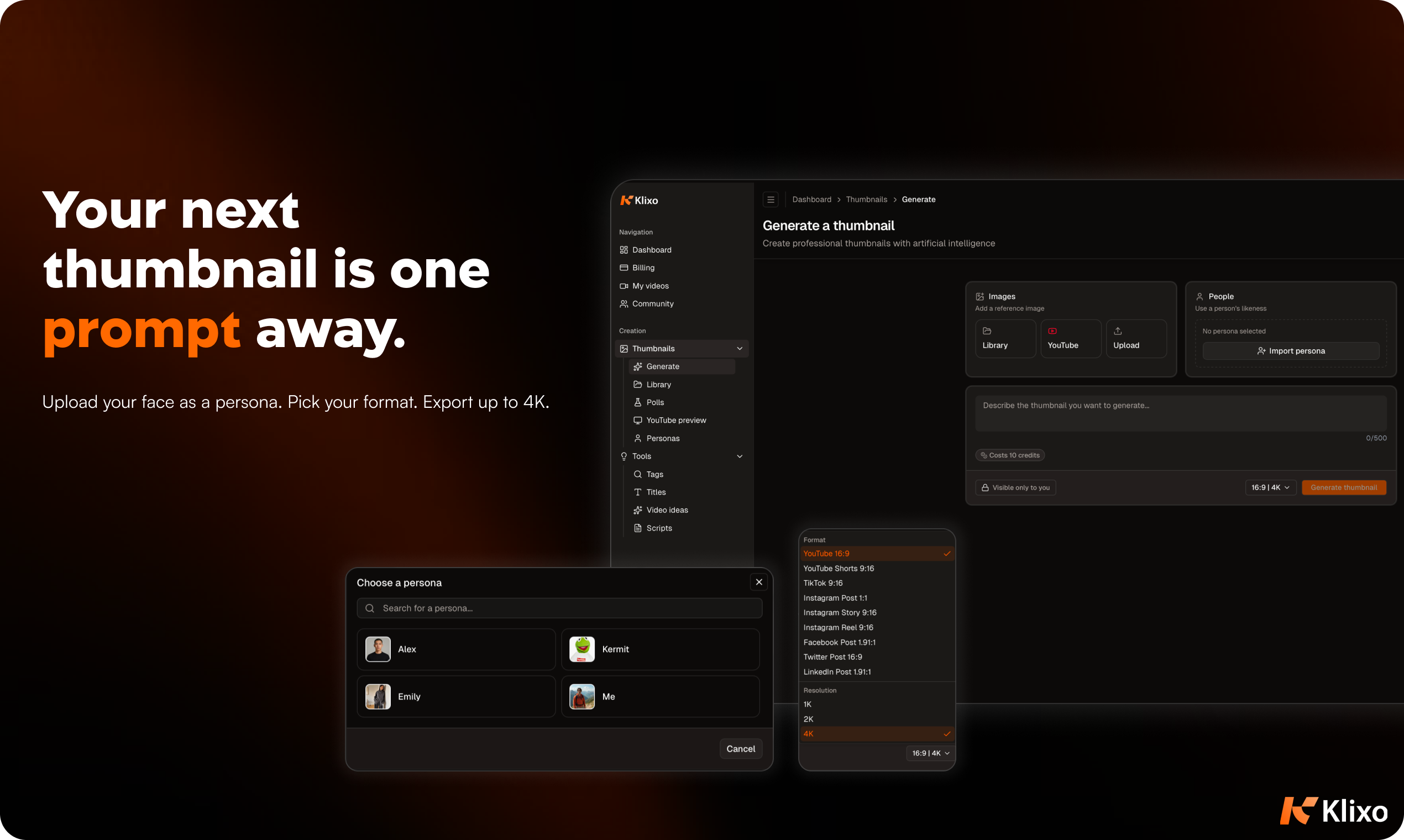 Klixo - Screenshot 2 showing product features and functionality