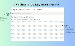 100-Day Habit Tracker media 3