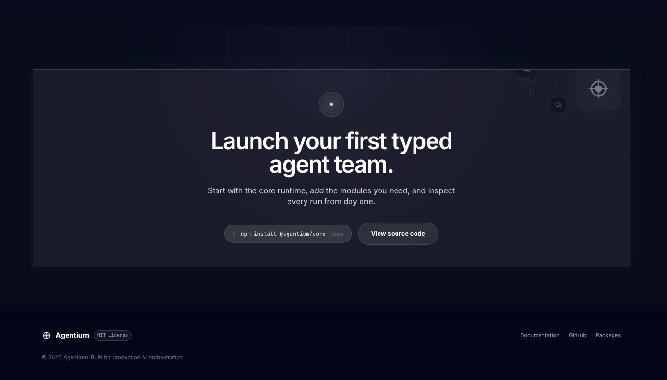 Agentium - AI Agent Runtime gallery image