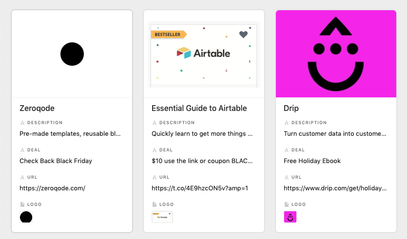 No Code Black Friday gallery image