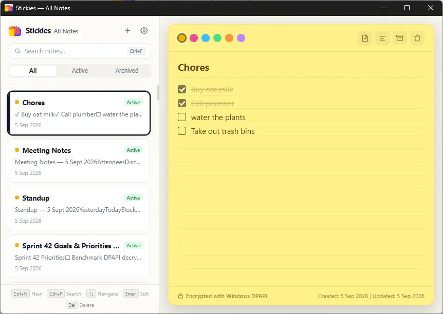 Stickies.lol screenshot