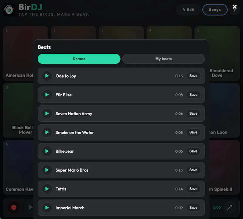 BirDJ screenshot 4