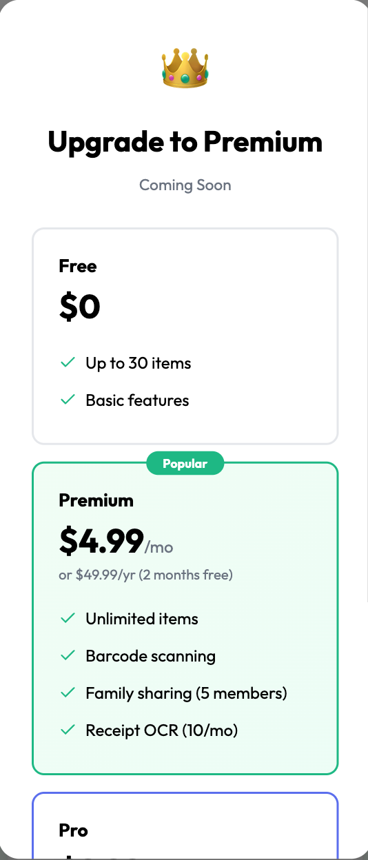 HomeStock - Screenshot 5 showing product features and functionality