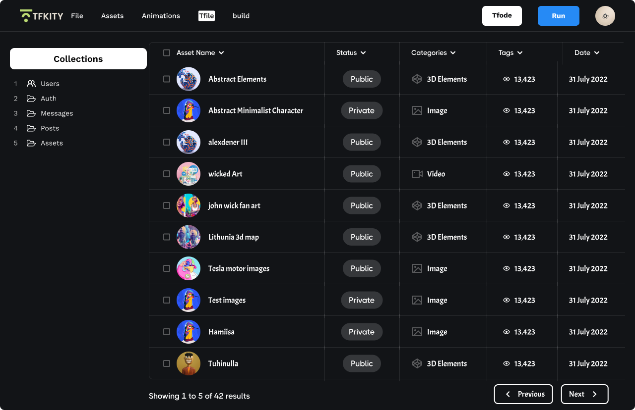 Tfkity - Screenshot 4 showing product features and functionality
