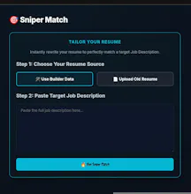 Syntax Resume AI Powerd Resume Builder gallery image