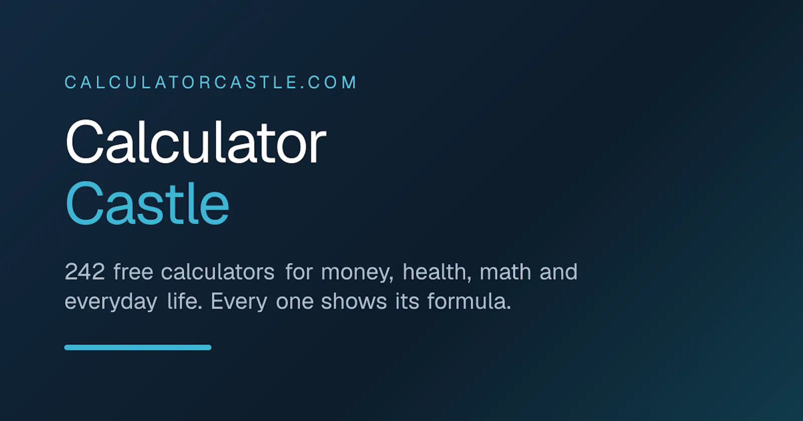 Calculator Castle  screenshot 1