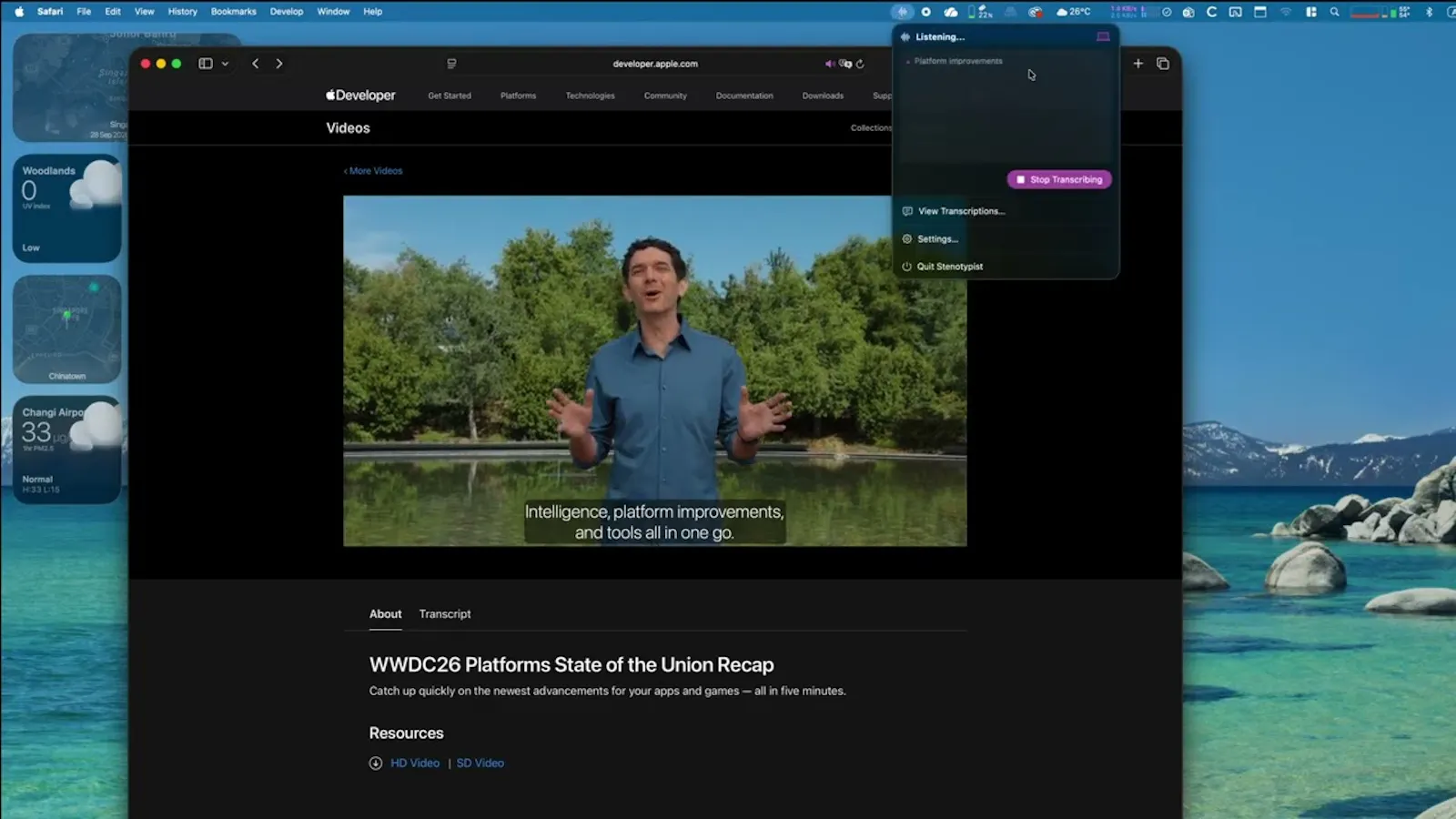 Stenotypist screenshot 1 (video preview)