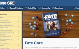 Fate SRD - Story-focused TTRPG media 1
