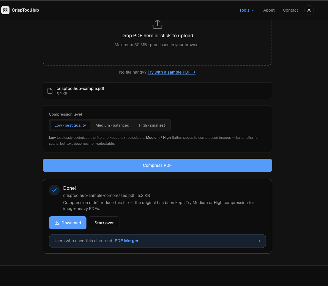 CrispToolHub gallery image