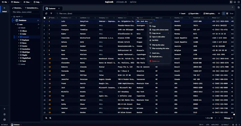 HuginnDB screenshot 3