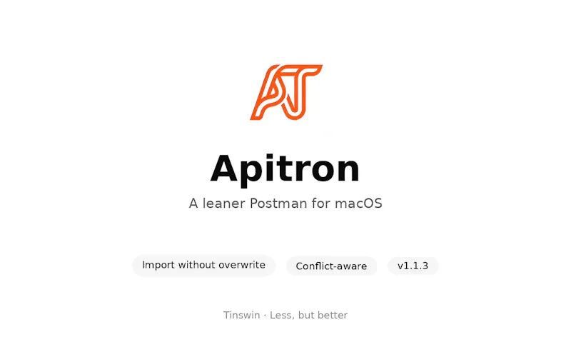 Tinswin Dev Toolkit — Apitron + CacheBin screenshot 2