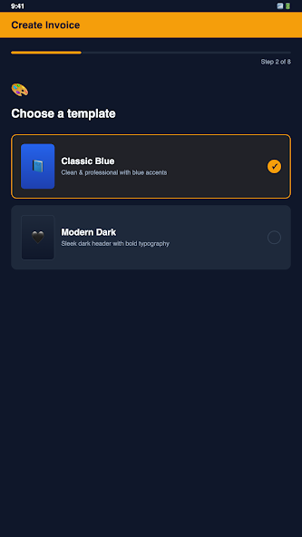 QuikInvoice - Screenshot 2 showing product features and functionality
