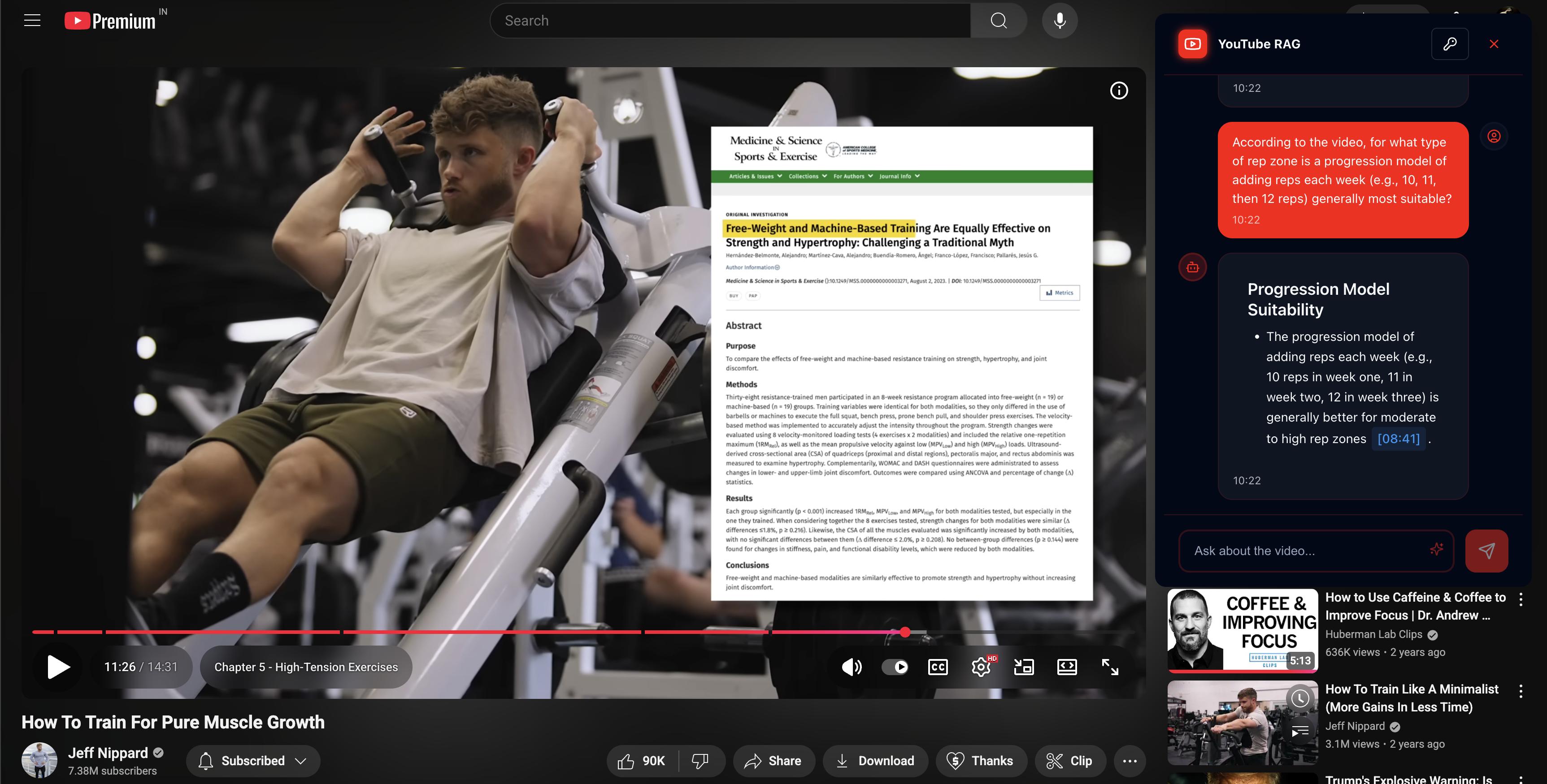 Youtube AI Assistant gallery image