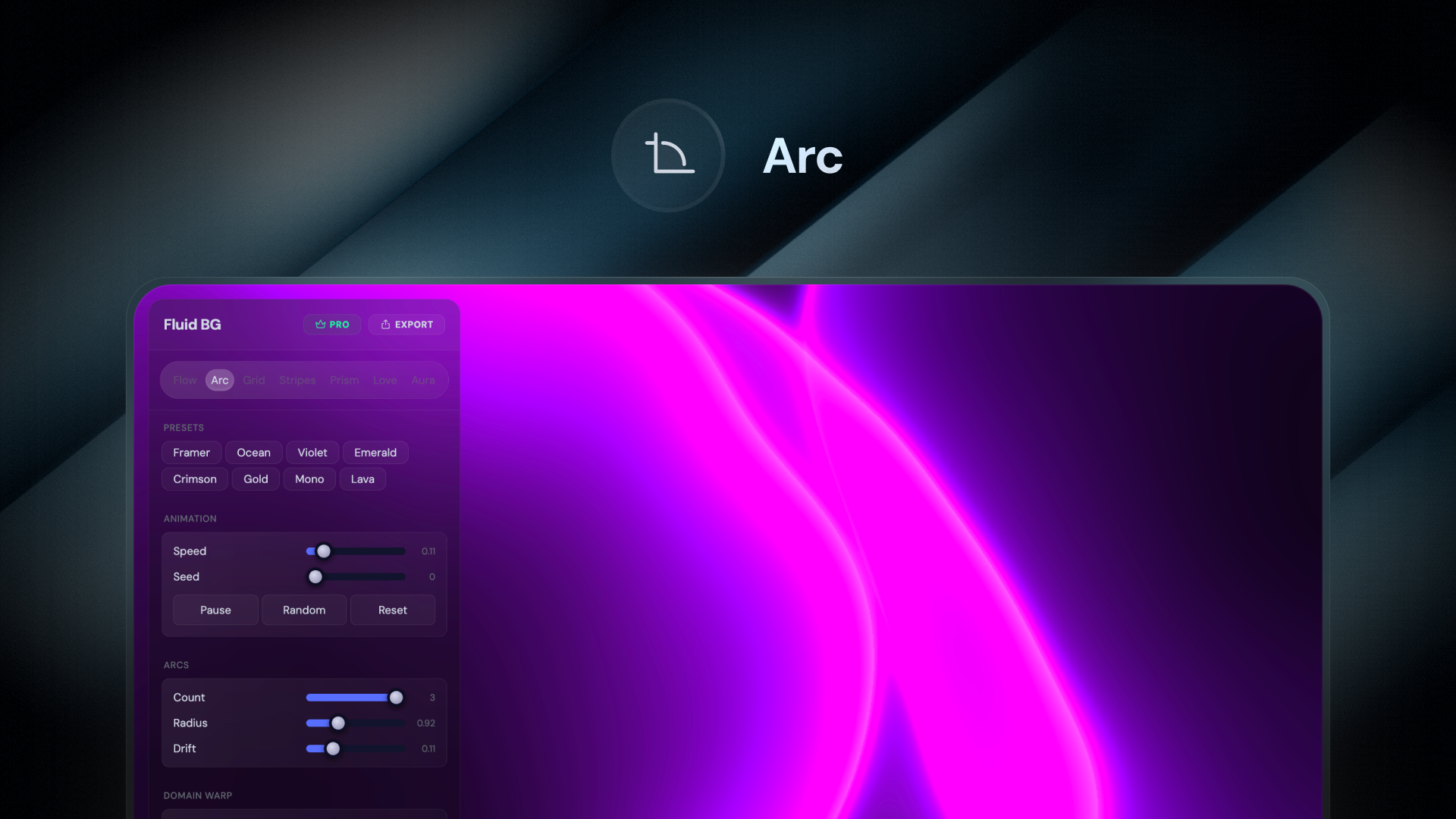 Fluid Background Studio gallery image