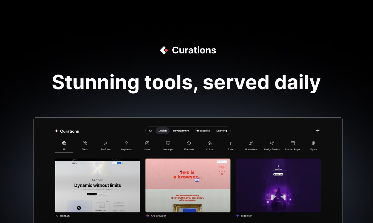 Média Curations - Outils époustouflants, servi quotidiennement 1