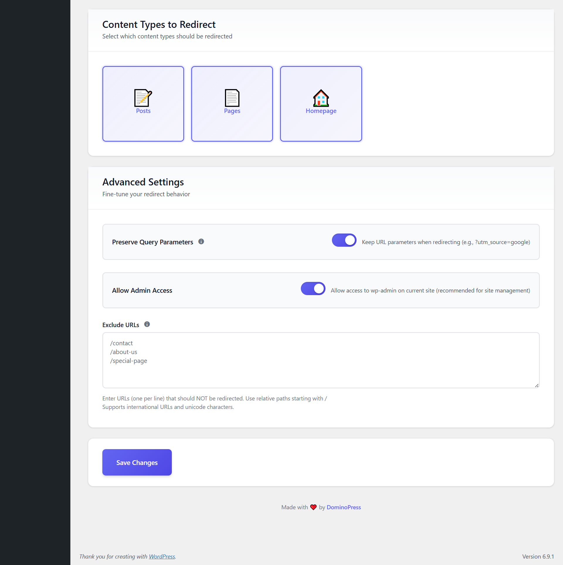 Redirect Master - Screenshot 4 showing product features and functionality