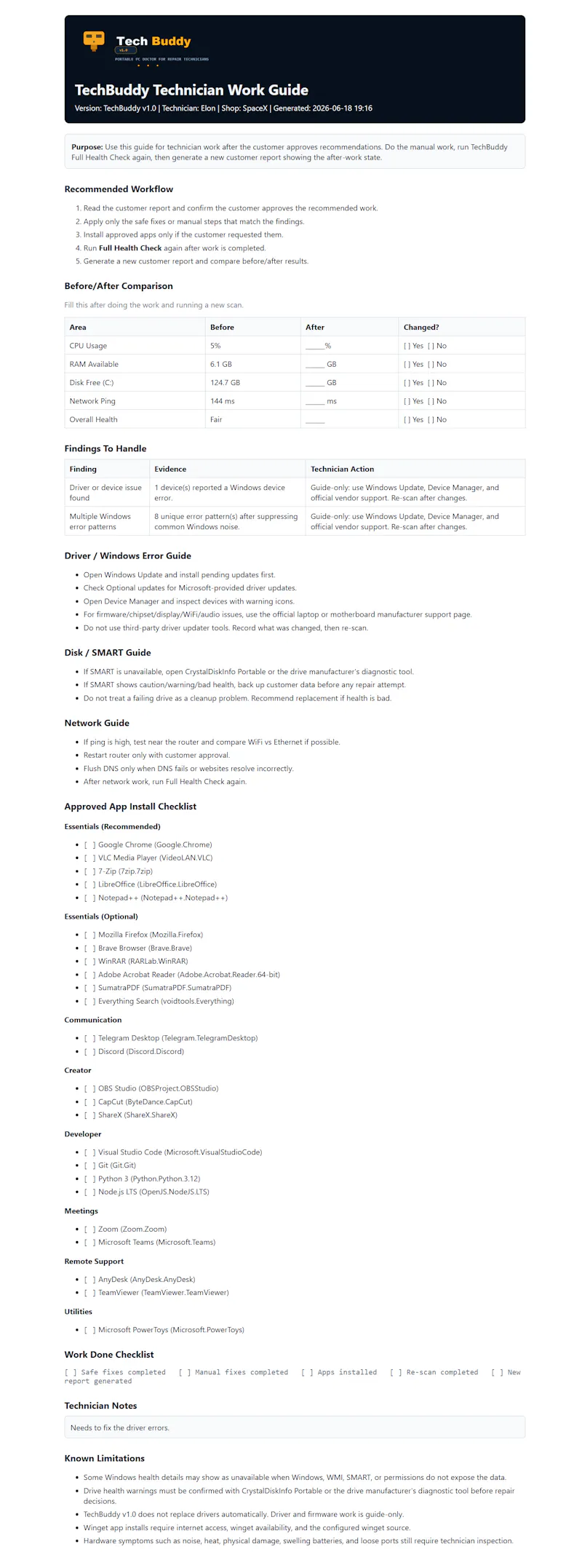 TechBuddy screenshot 4