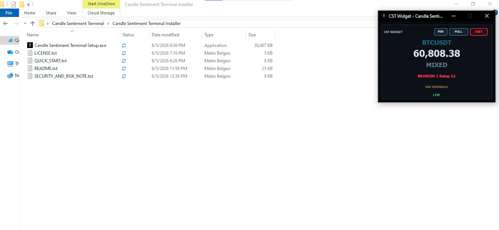 Candle Sentiment Terminal  screenshot 4