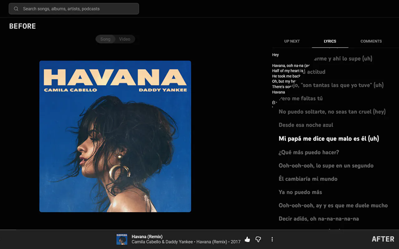 Verso: Synced Lyrics & Focus for YTMusic gallery image