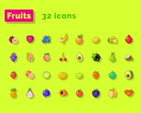 Fruits and Vegetables Icons media 3