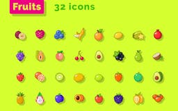 Fruits and Vegetables Icons media 3