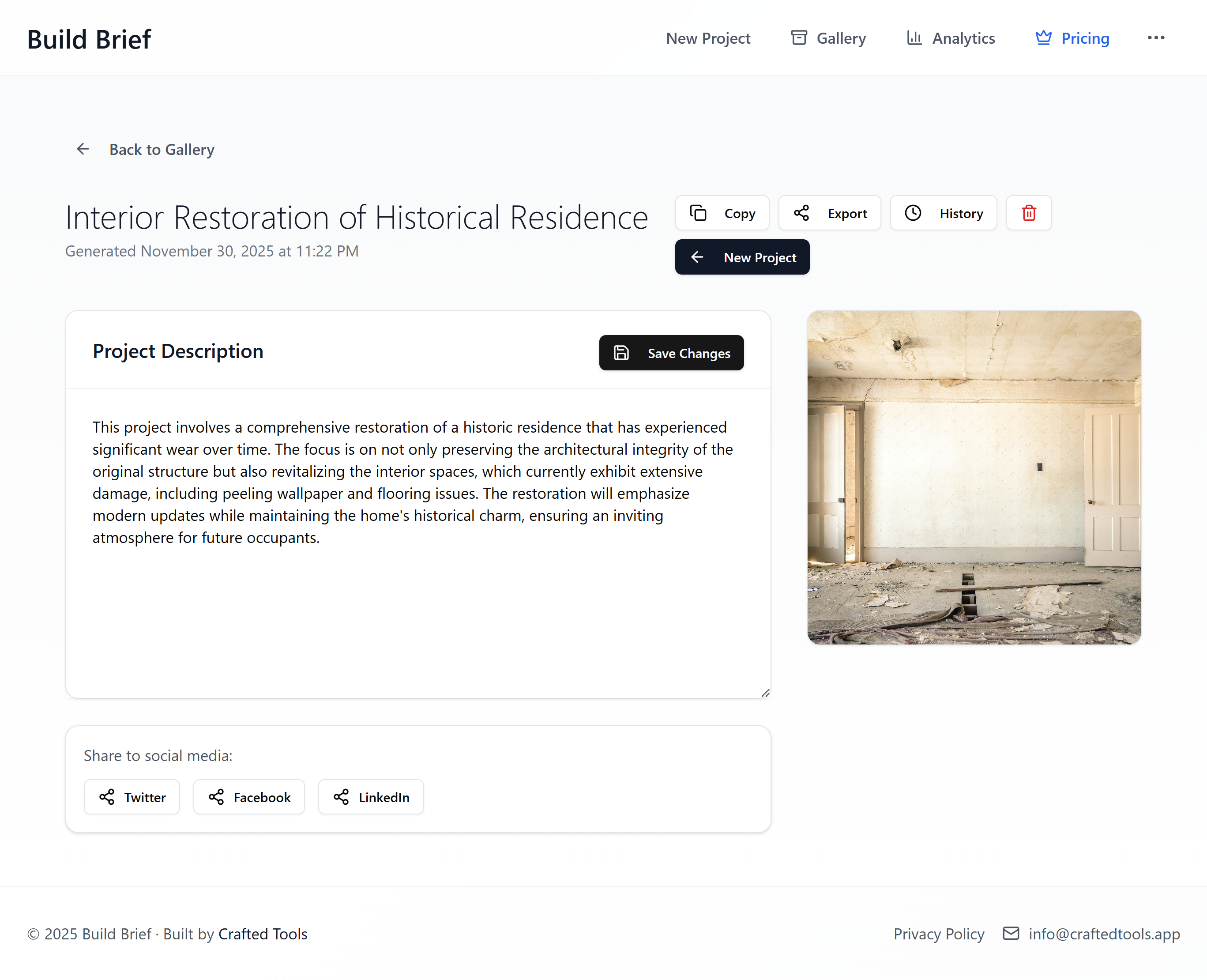 Build Brief gallery image