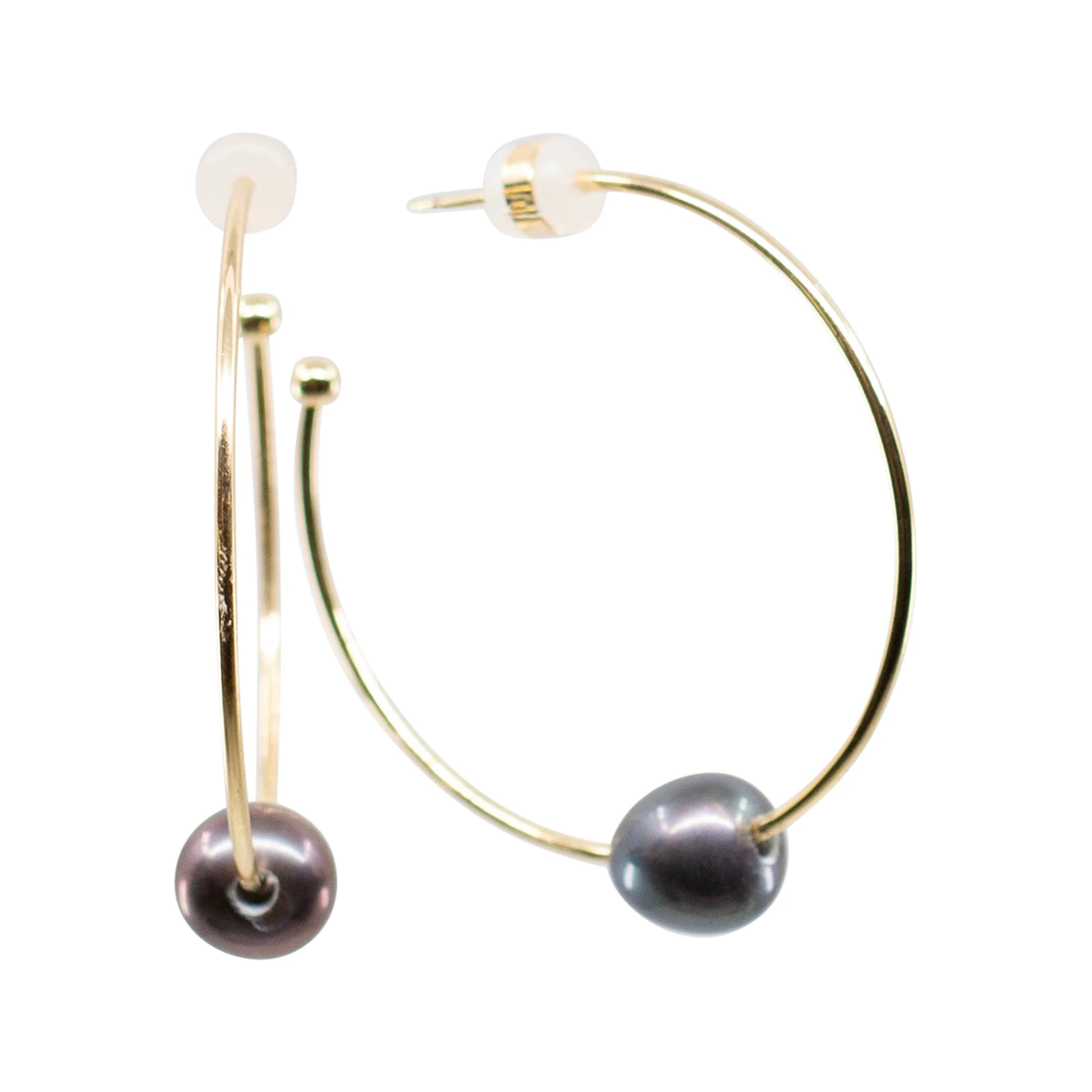 Alley - Freshwater Pearl Hoop Earrings screenshot 1