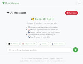 Clinic Management Website gallery image