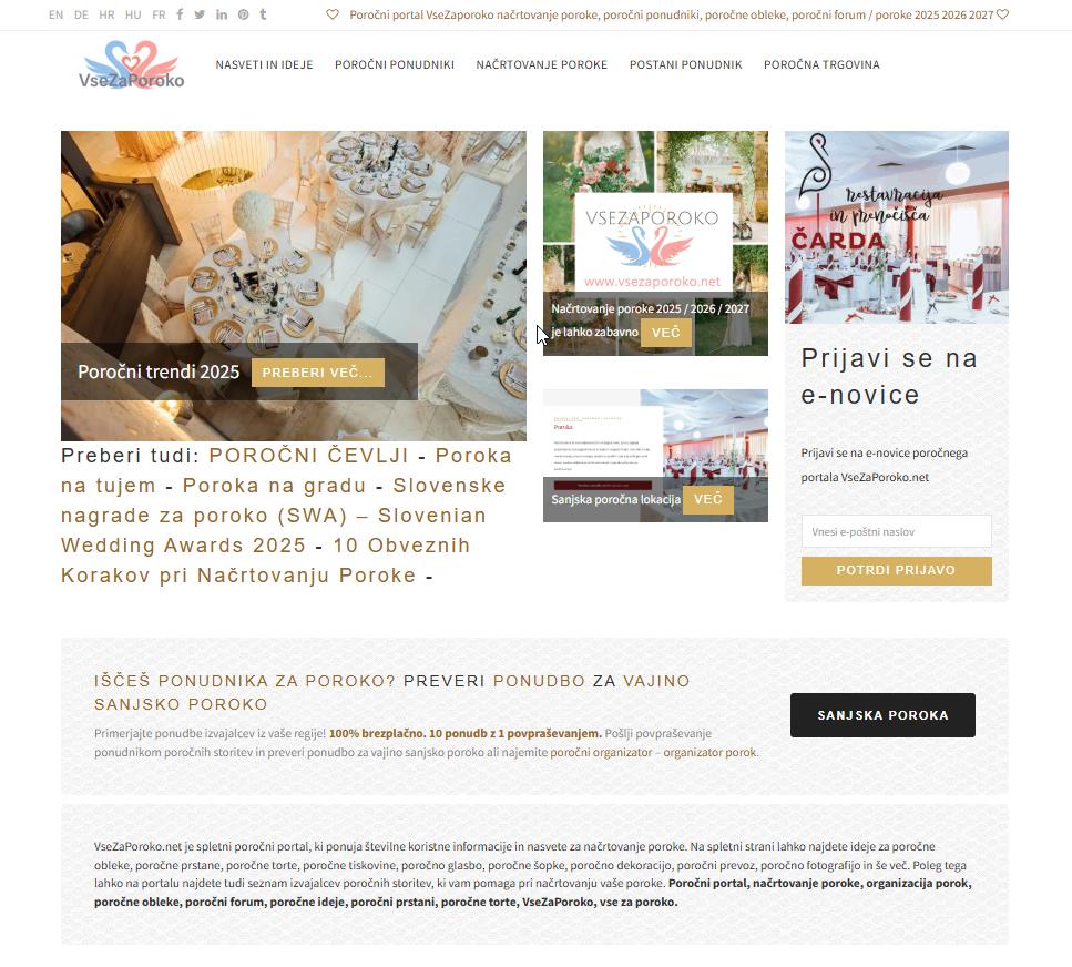 VseZaPoroko.net - Screenshot 2 preview
