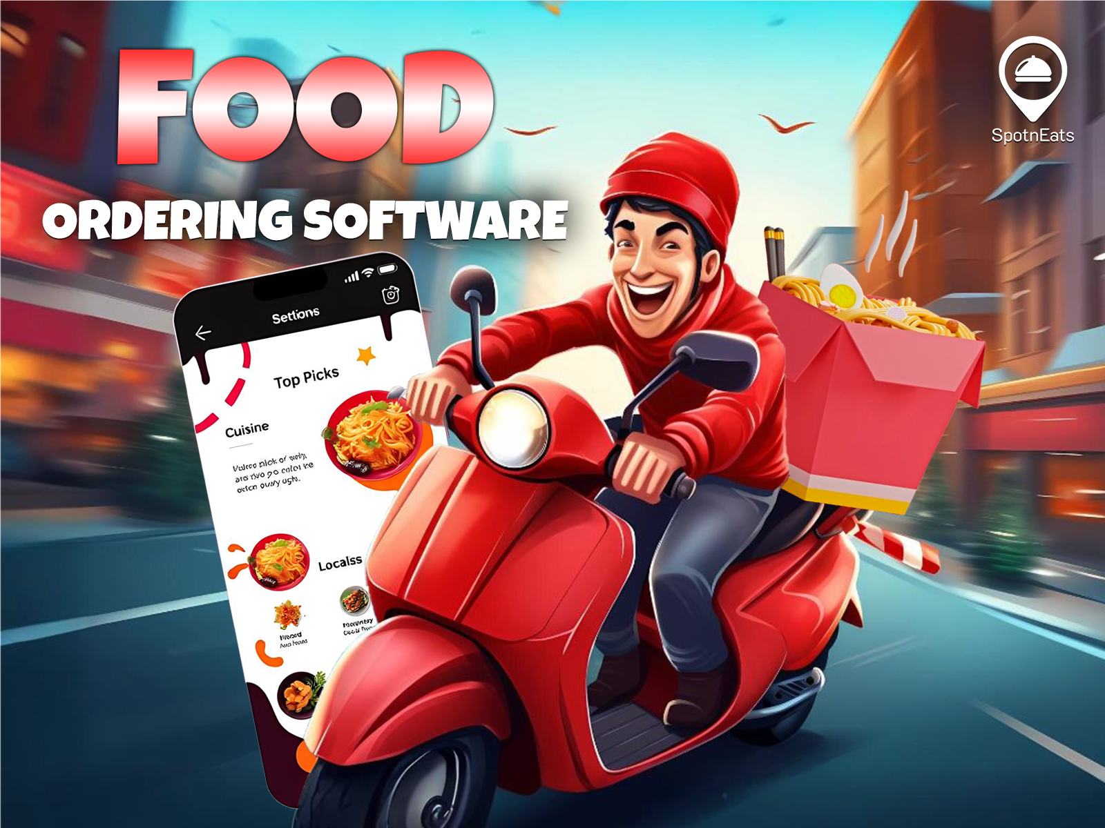 Boost Revenue Food Delivery Business logo