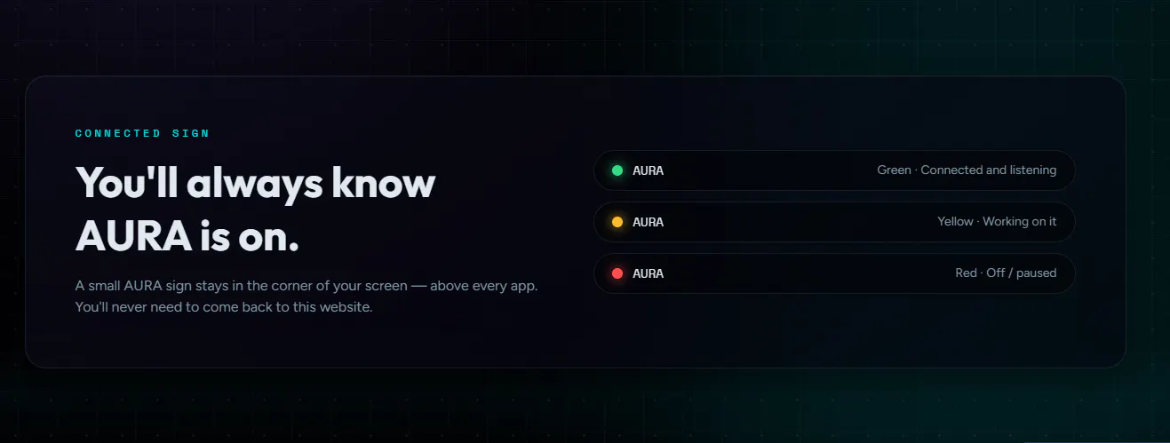AURA gallery image
