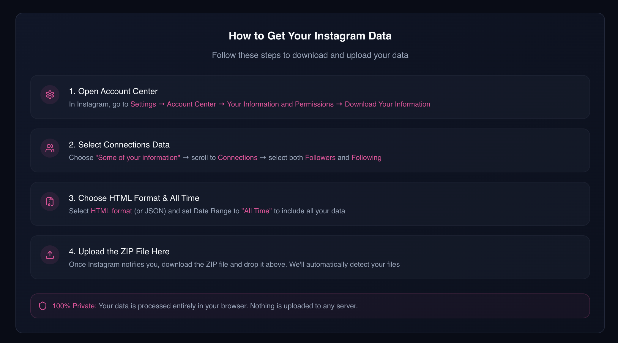Instagram Followers Analyzer  gallery image