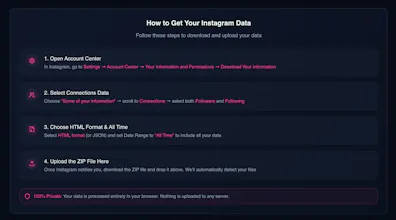 Instagram Followers Analyzer gallery image