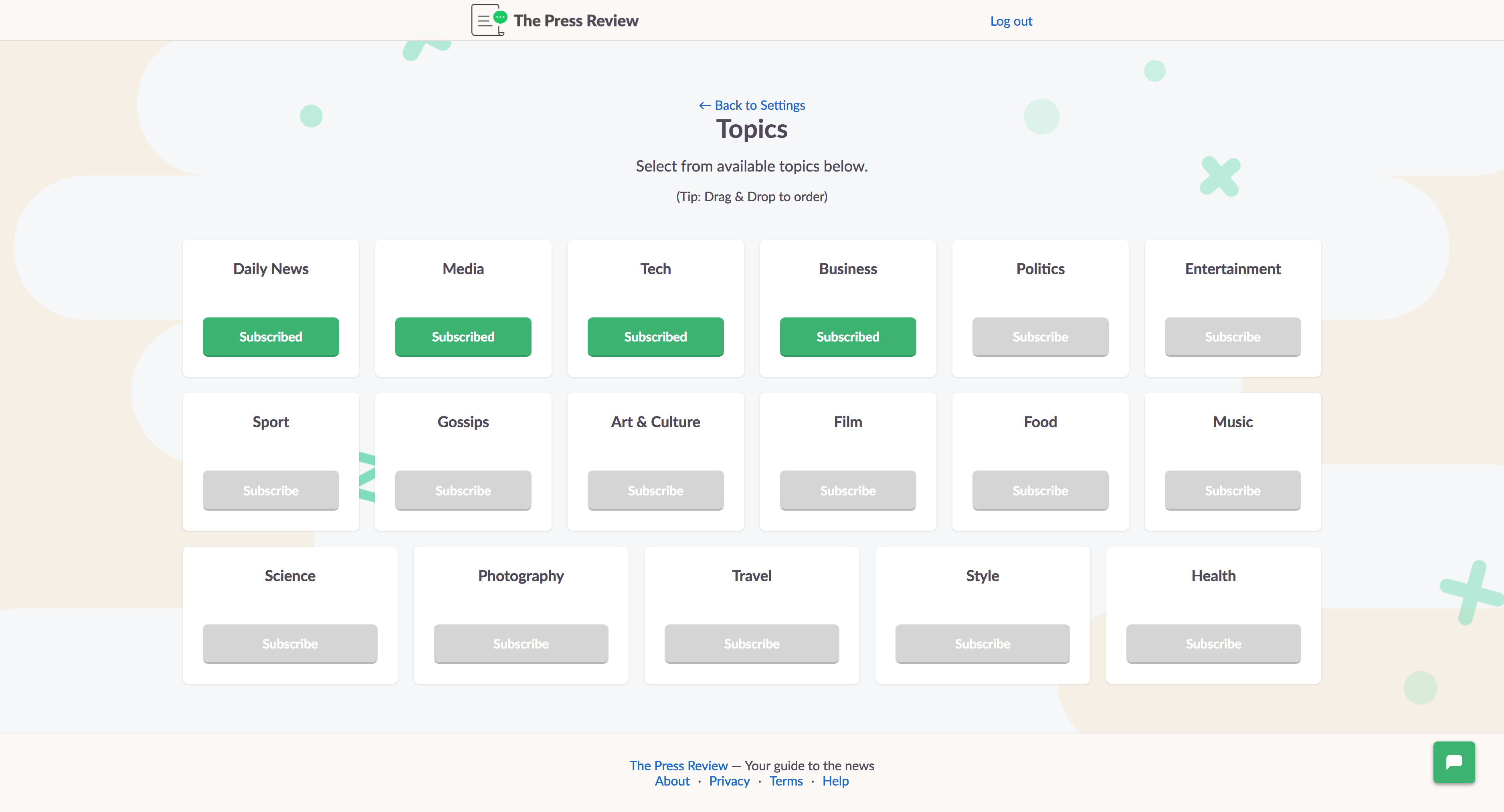 The Press Review gallery image