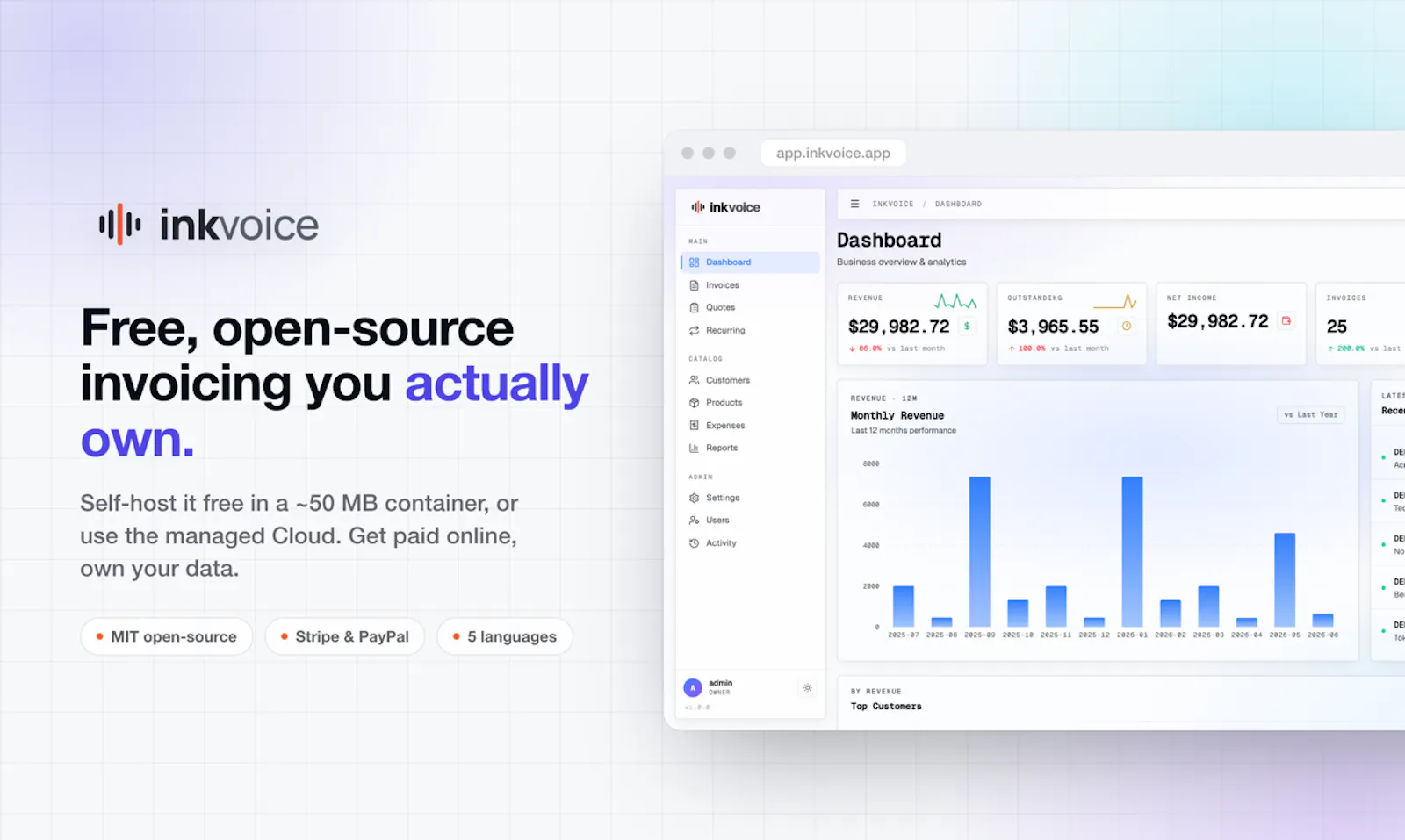 Inkvoice screenshot 1