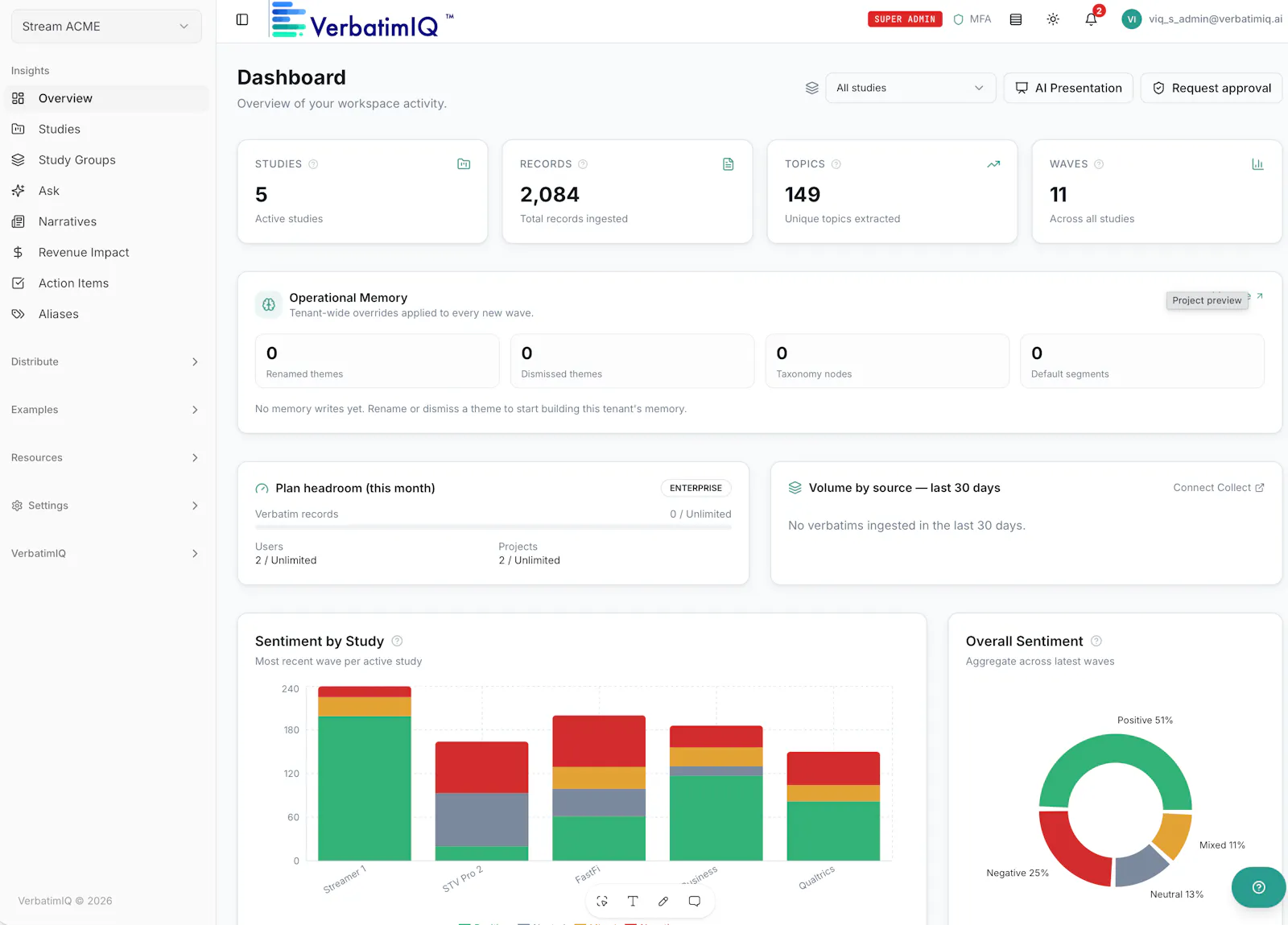 VerbatimIQ Analyze screenshot 2