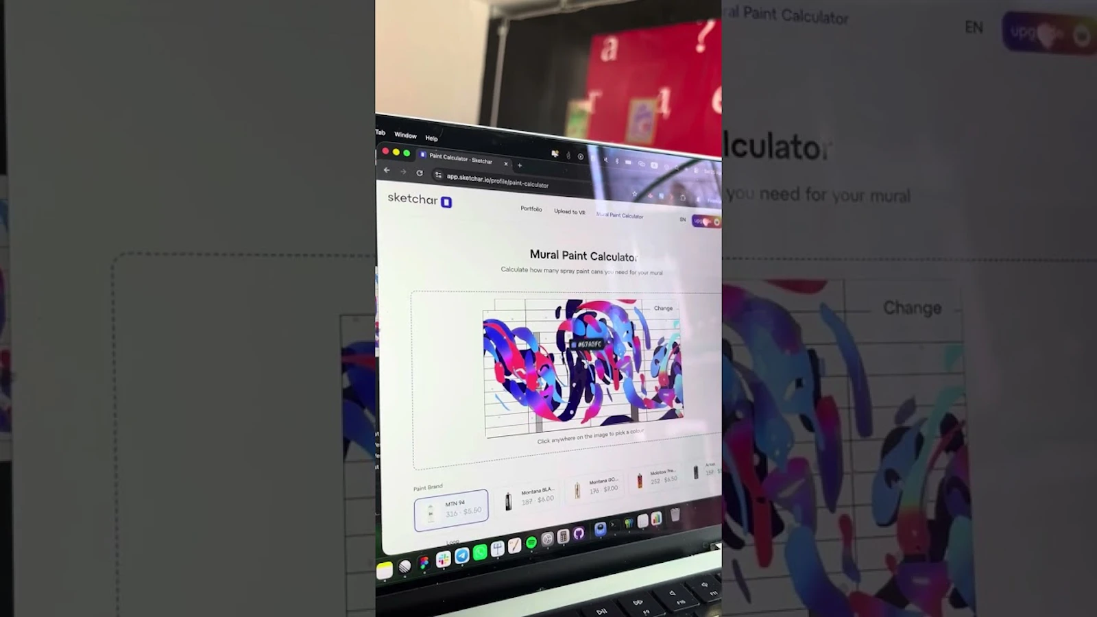 Mural Paing Calculator by Sketchar screenshot 1 (video preview)