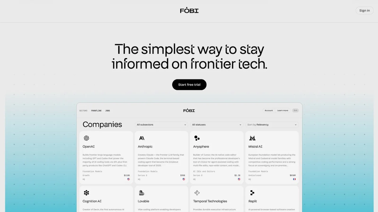 Fobi screenshot 1 (video preview)