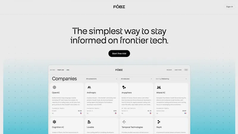 Fobi screenshot 1 (video preview)
