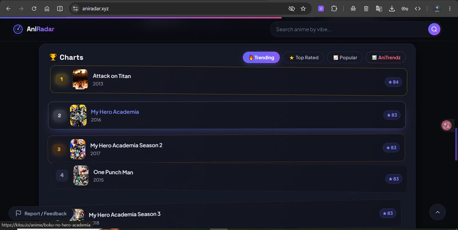 AniRadar screenshot 5