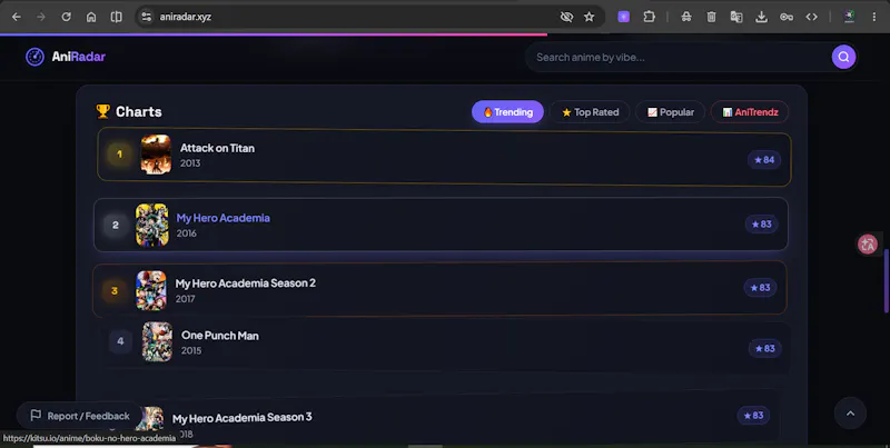 AniRadar screenshot 5