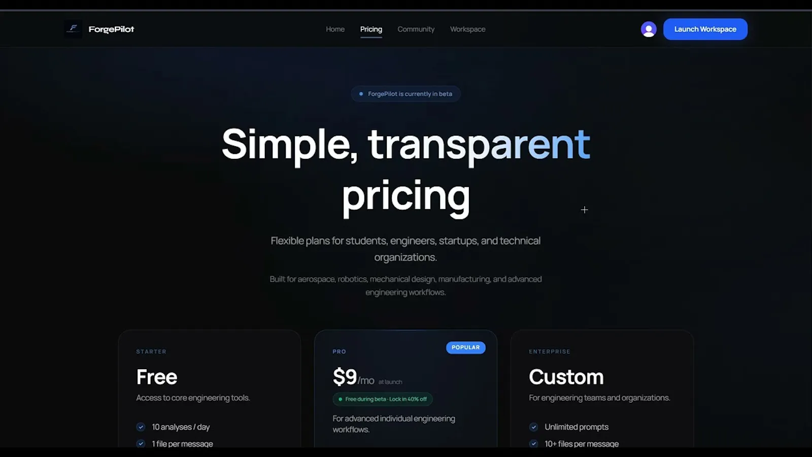 ForgePilot screenshot 1 (video preview)