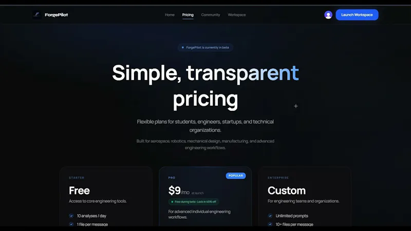ForgePilot screenshot 1 (video preview)